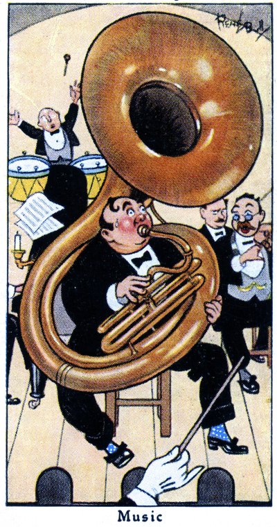 Music, 1936 by René Bull